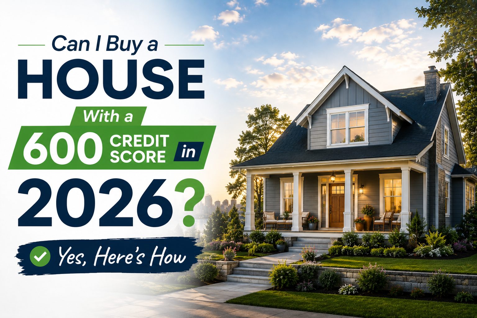 Can I Buy a House With a 600 Credit Score in 2026? Yes, Here’s How