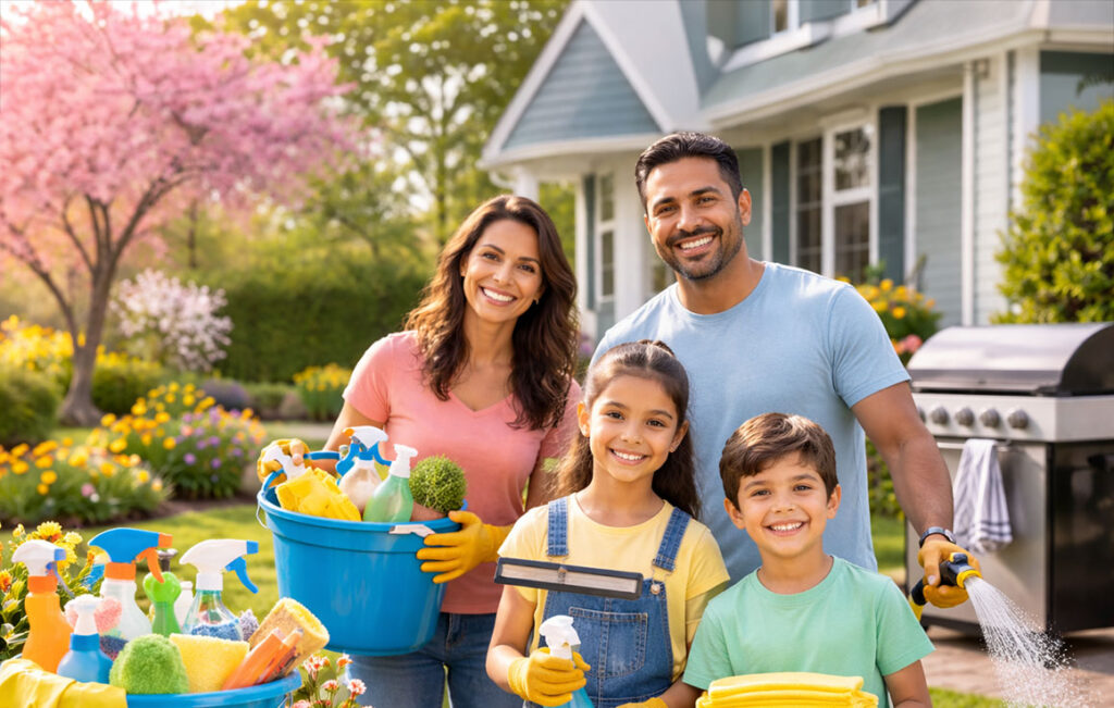 Spring Cleaning Family