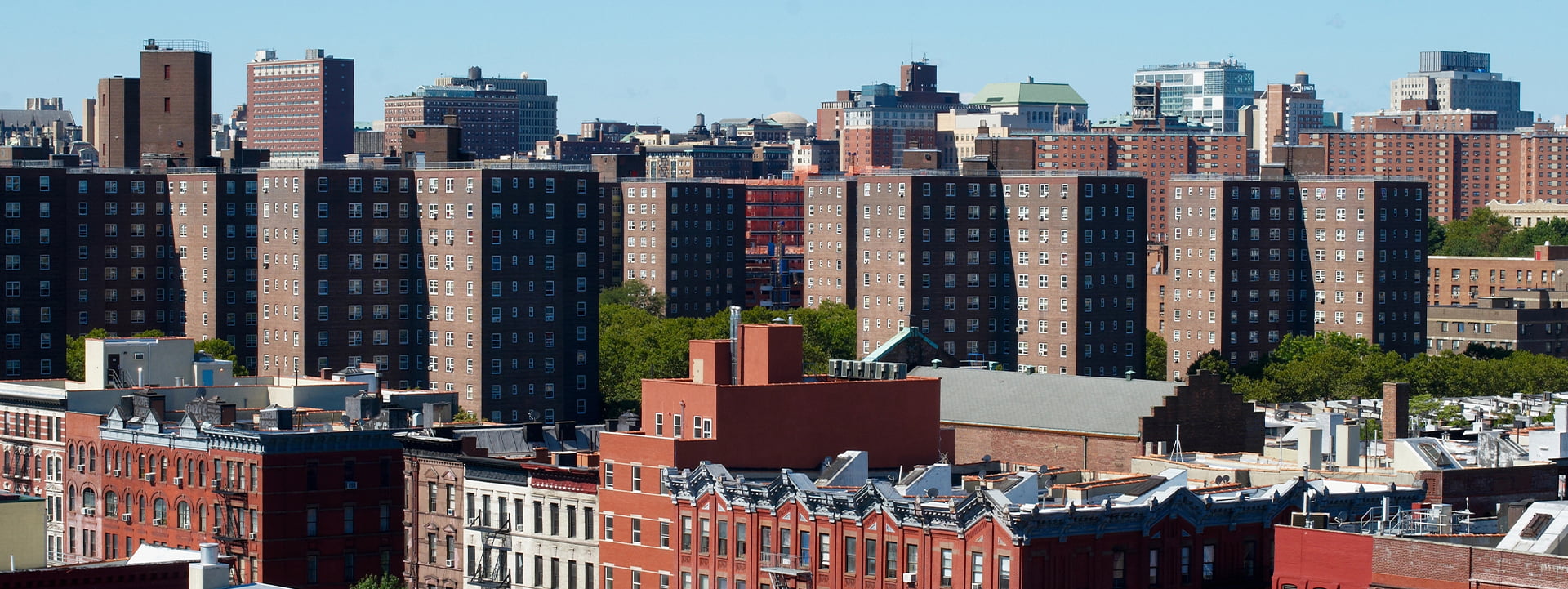 Mortgage Company Harlem, NY Skyline of Harlem, NY during the day