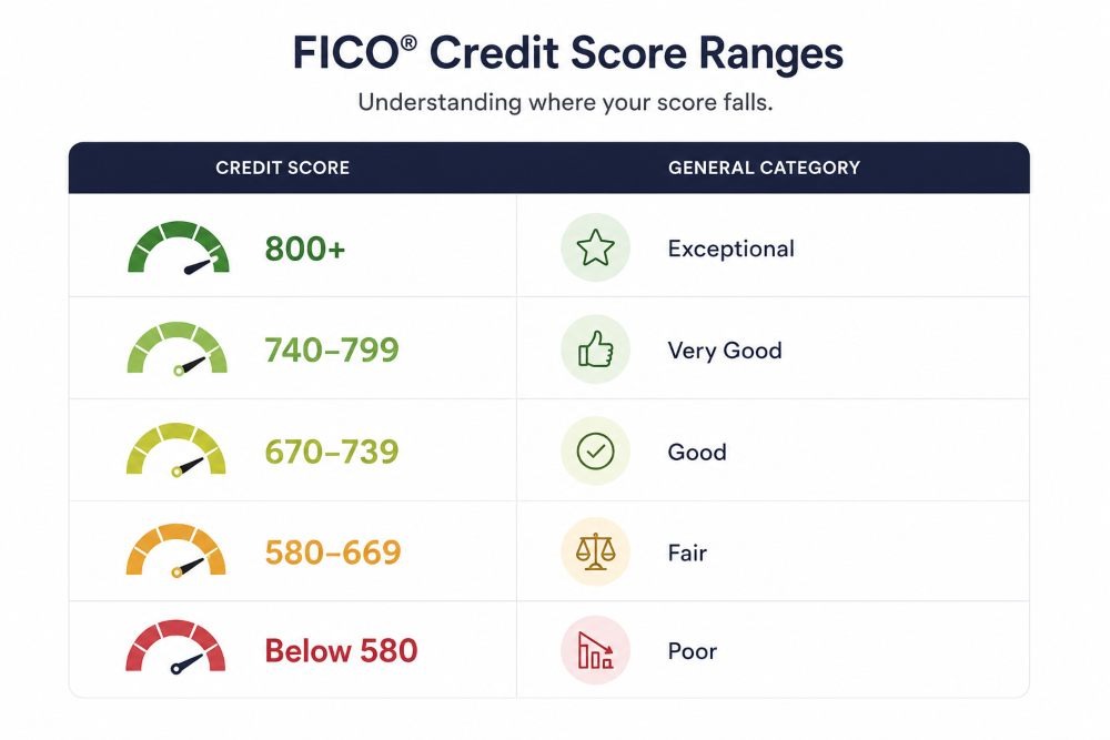 fico credit score ranges - Get an FHA Loan With Bad Credit