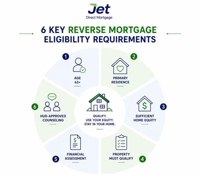 6 key reverse mortgage eligibility requirements