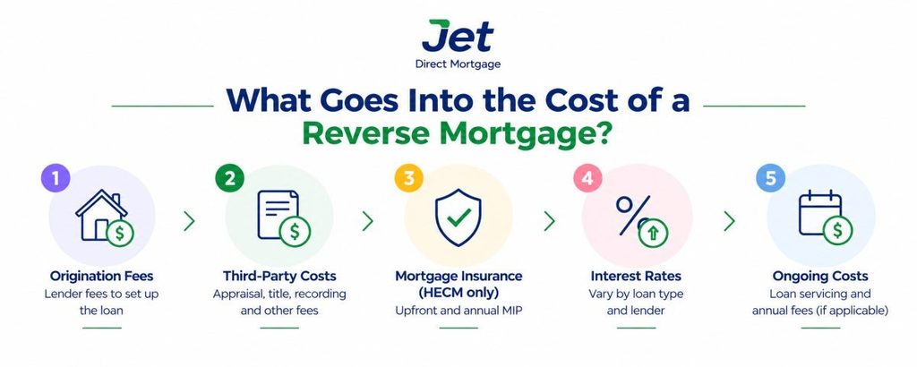 what goes into the cost of a reverse mortgage?